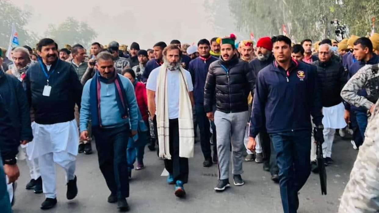 Bharat Jodo Yatra Rahul Gandhi In Himachal Pradesh Public Meeting In Indora News in Hindi