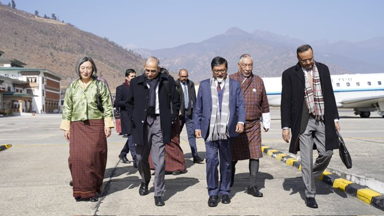 Bhutan: Foreign Secretary Vinay Kwatra reached Paro on a three-day visit to Bhutan