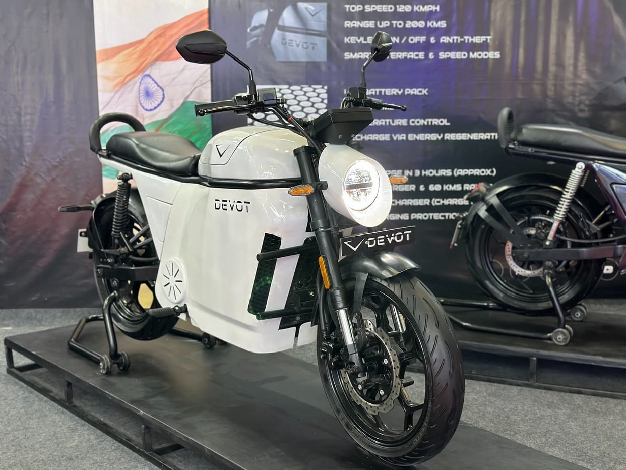 Auto Expo 2023 DEVOT Motors unveils its electric bike devot motors e-bike News in Hindi