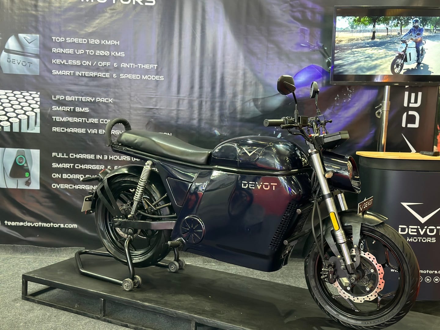Auto Expo 2023 DEVOT Motors unveils its electric bike devot motors e-bike News in Hindi