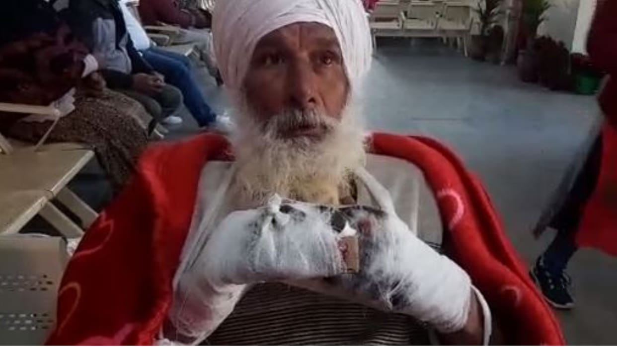 Quarrel between two parties in land dispute, attack on old man with kirpan in Ambala
