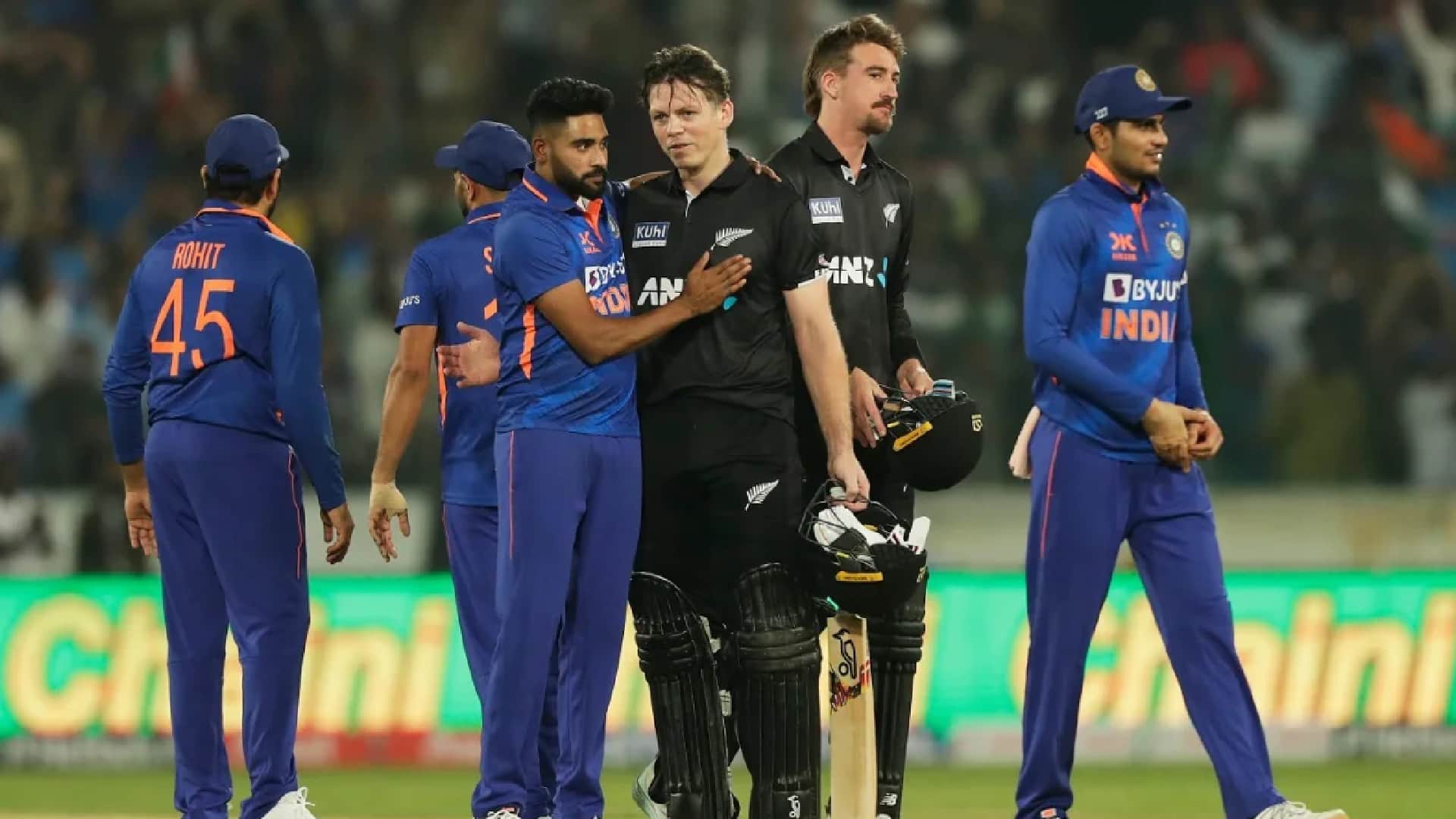 IND vs NZ 1st ODI Highlights India vs New Zealand Match Shubman Gill Michael Bracewell century News in Hindi