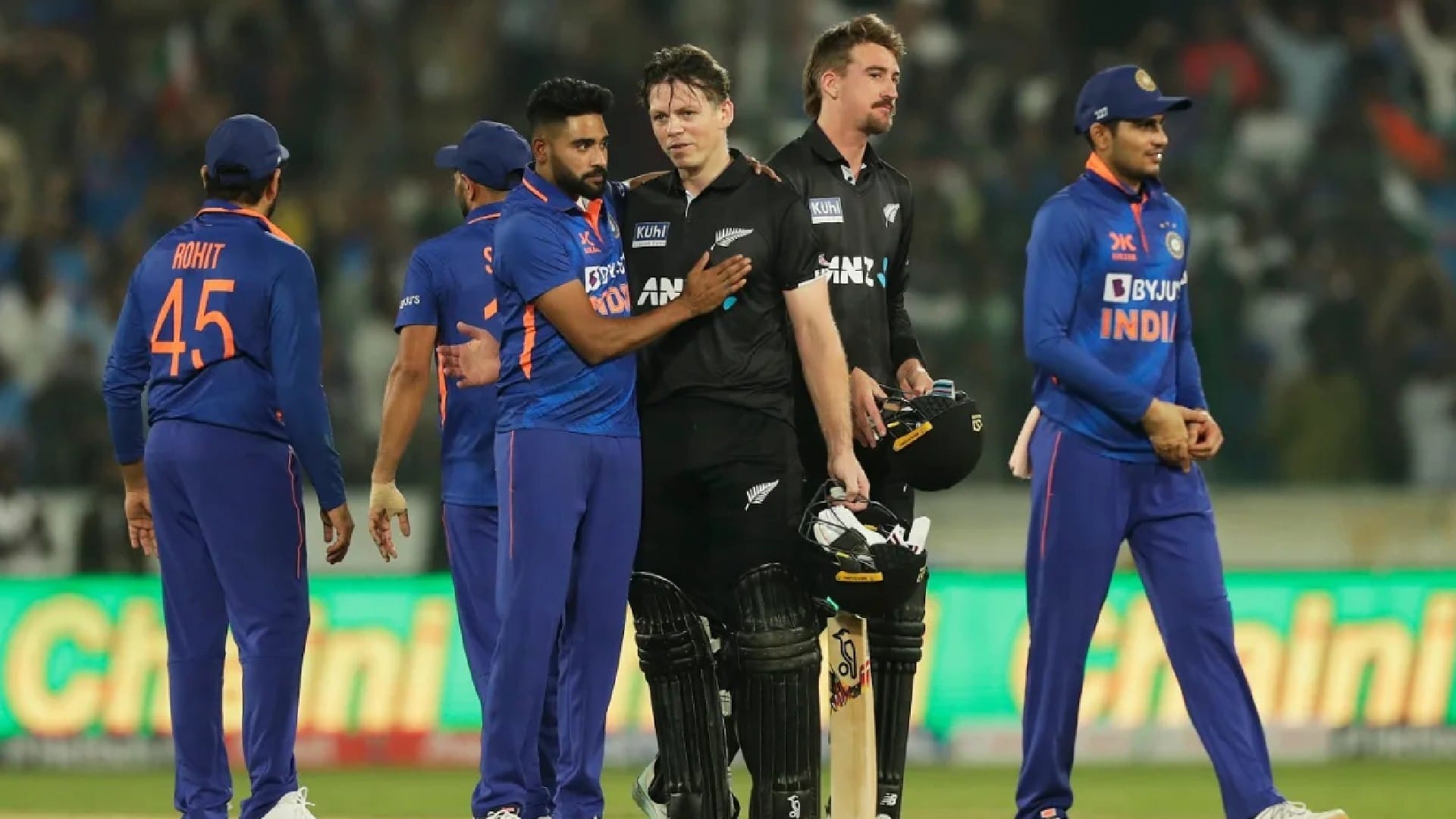 IND vs NZ 1st ODI Highlights India vs New Zealand Match Shubman Gill Michael Bracewell century News in Hindi