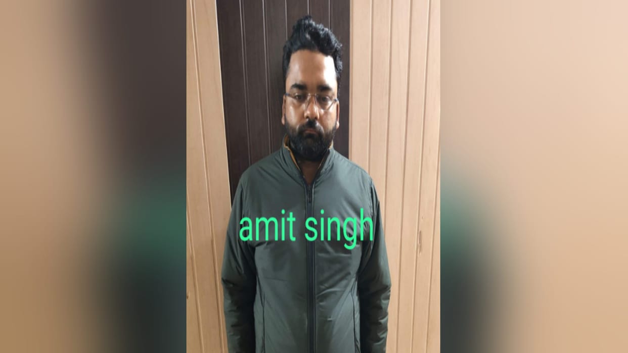 Meerut STF have arrested main accused Amit Singh in ctet paper leak case