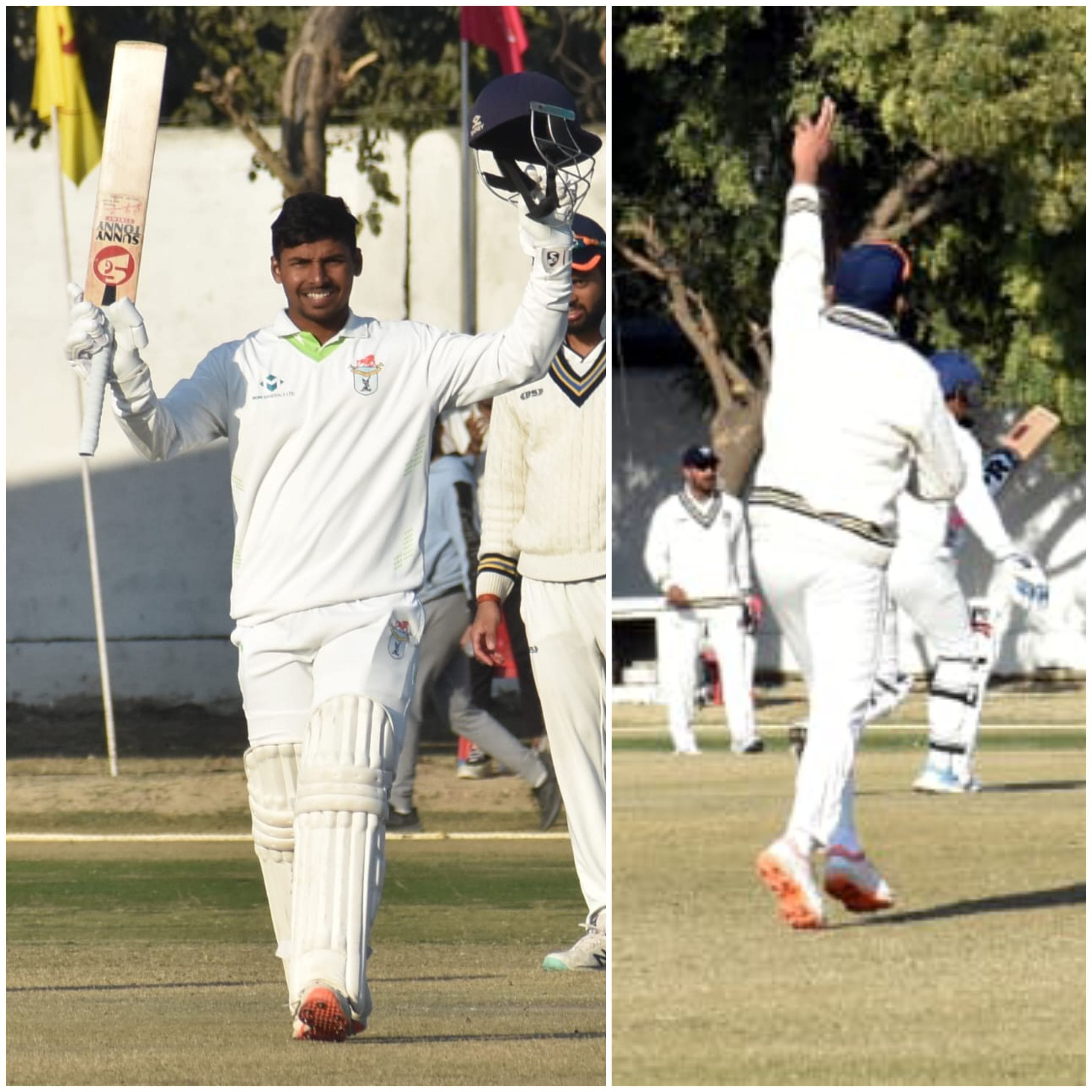 Ranji match: Bees attack at  Bhamashah Stadium Meerut, cricketers lay down on the ground