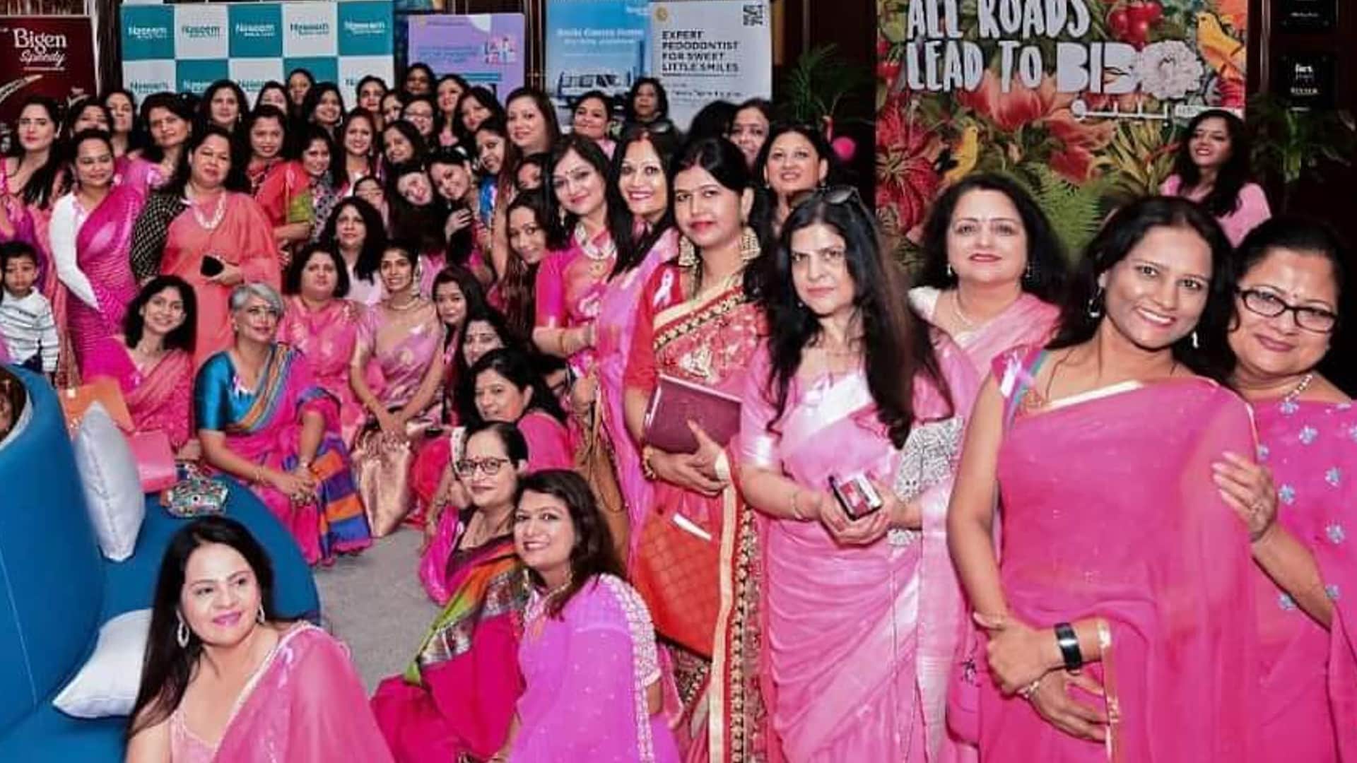 saree promotion in qatar by indian woman know How women of mp and up are explaining the importance of saree