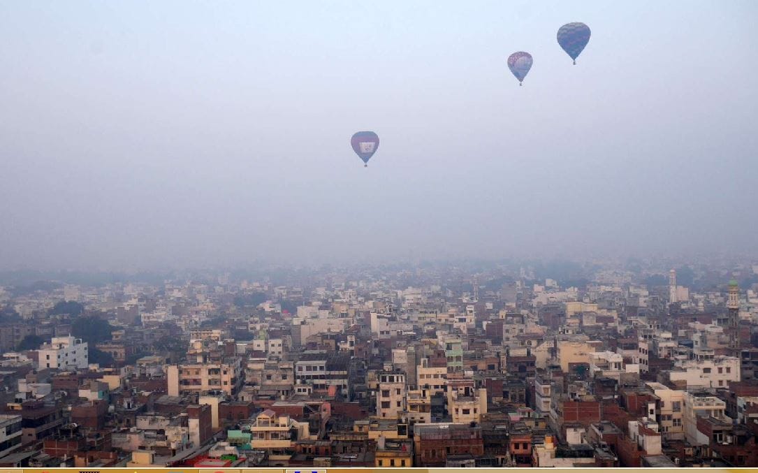 Balloon Festival varanasi second day Bhavy and divya kashi reflected in sky with 40 tourists