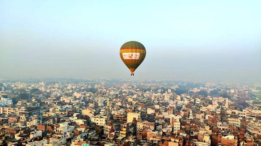 Balloon Festival varanasi second day Bhavy and divya kashi reflected in sky with 40 tourists
