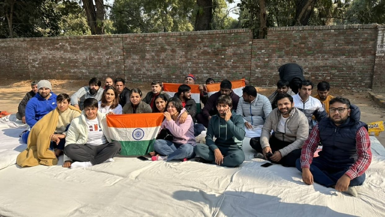 Wrestlers open front against Indian Wrestling Federation president