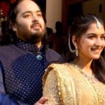 Anant Ambani with Radhika Merchant