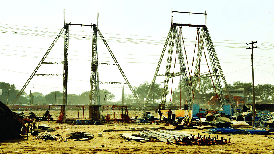 Preparation of Aligarh exhibition still half-incomplete inauguration on January 29