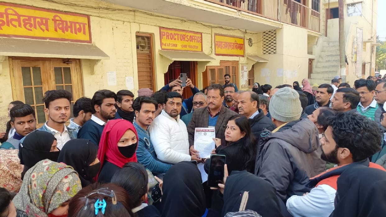 Dress code was implemented in Hindu College in Moradabad from January 1