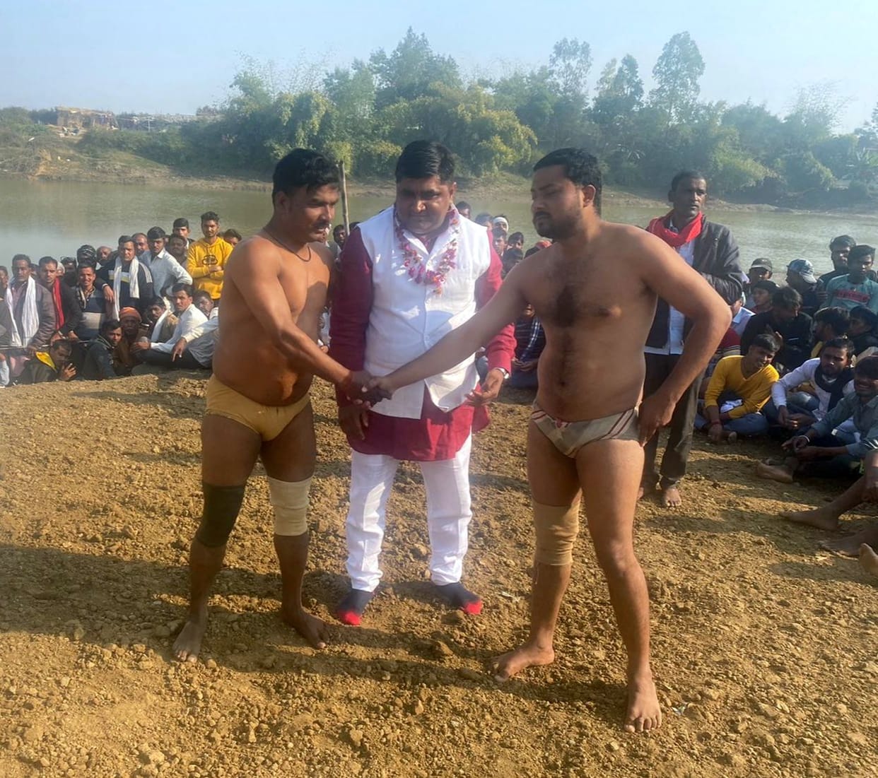 Sadar MLA encouraged the wrestlers