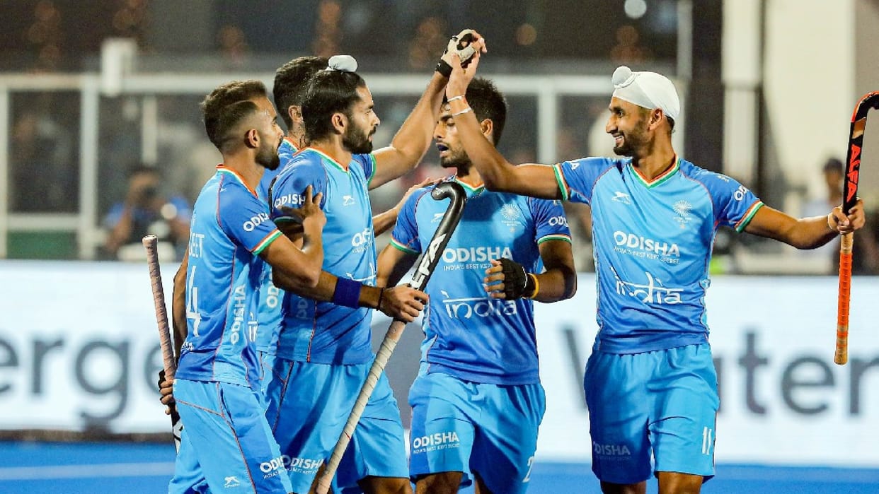 Hockey World Cup 2023 India beat Wales by 4-2 Akashdeep Singh scored two goals