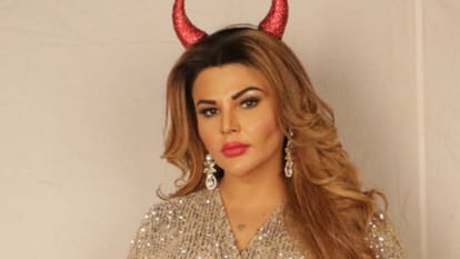 Rakhi Sawant released after interrogation leaves police station with adil khan durrani in sherlyn chopra case