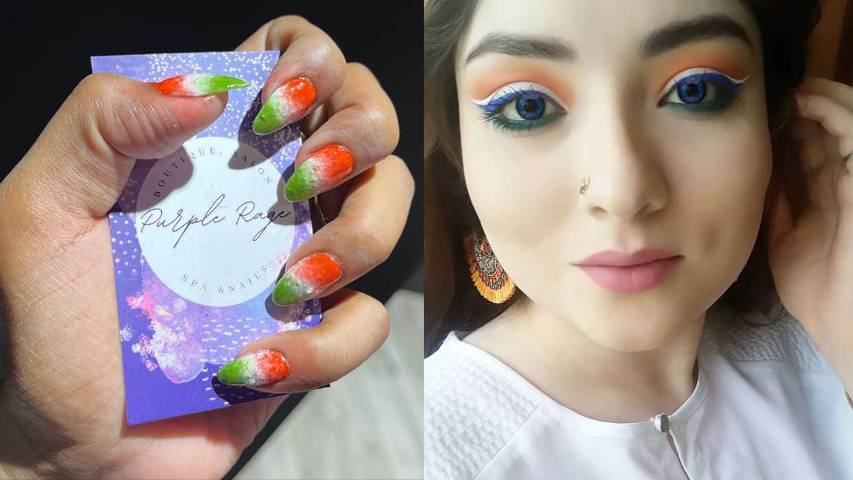 Republic Day Fashion Celebrate Republic Day in Style with Tricolor Fashion and Makeup News in Hindi