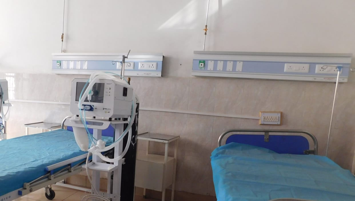 The health department has 291 beds and 23 ambulances.