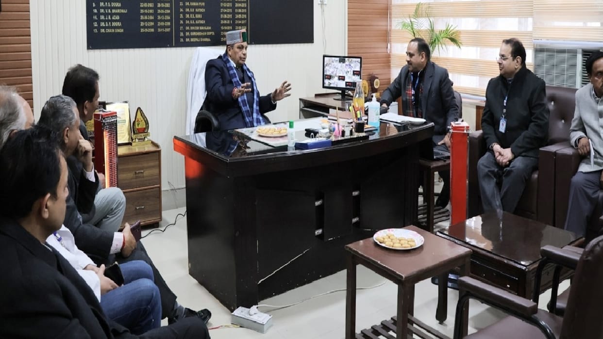 Dhaniram Shandil said that patients will get facility of air lifting, OT in mobile van