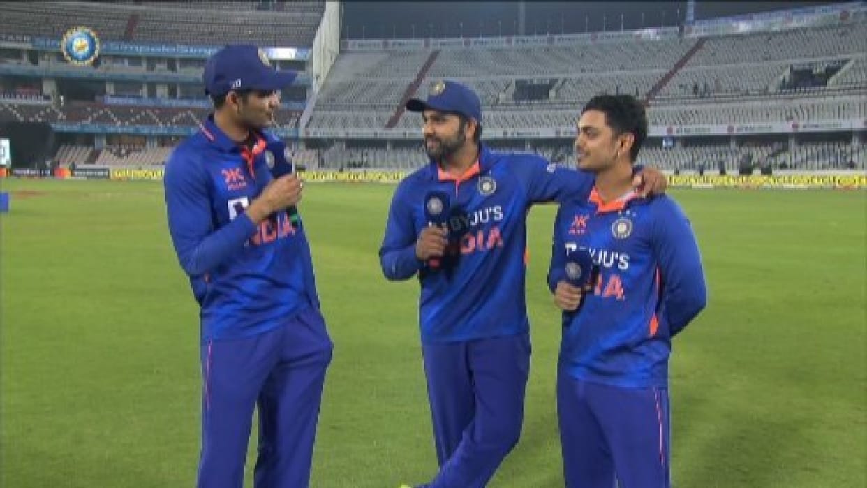 Shubman gill and Ishan kishan are roommates revealed in conversation with captain Rohit Sharma