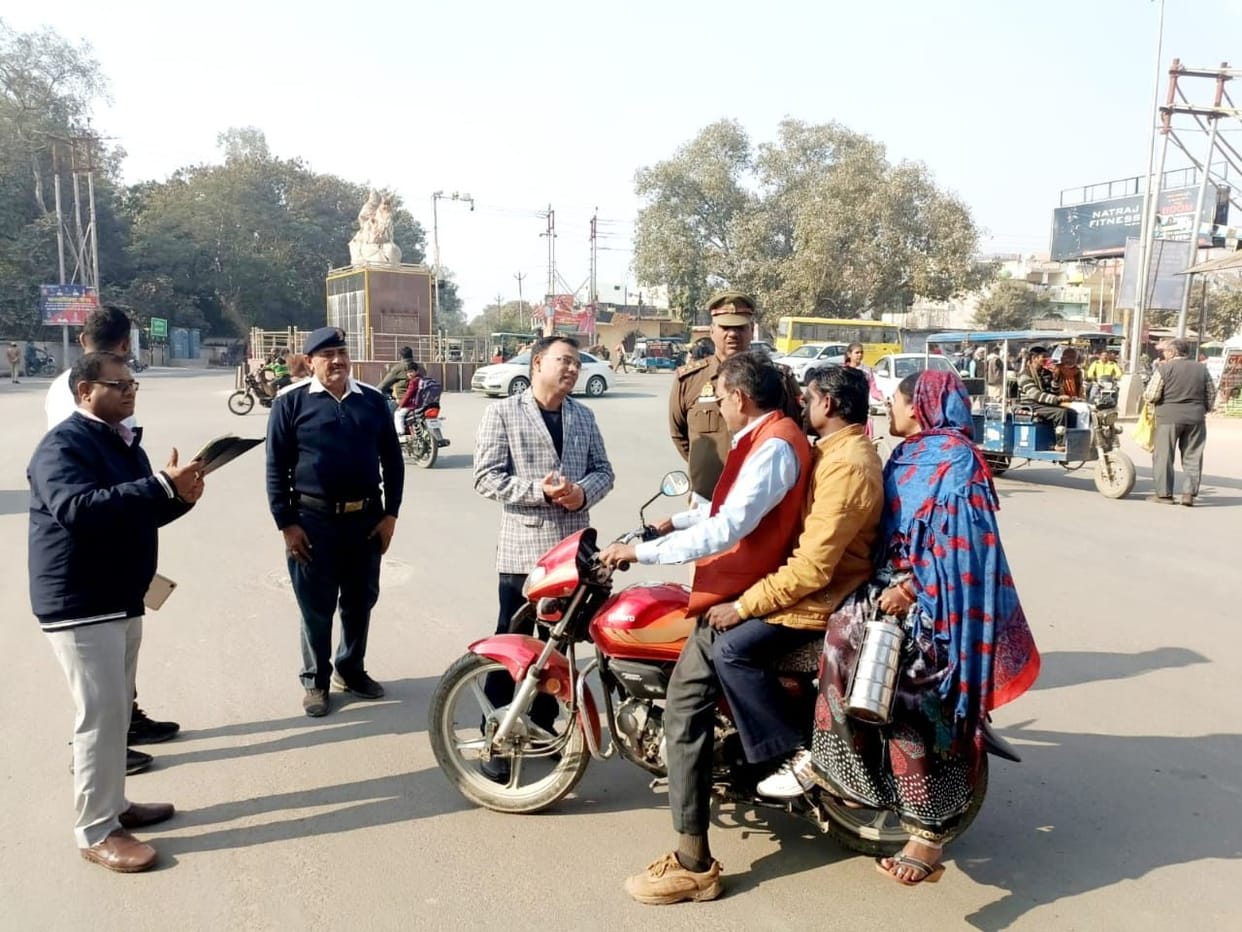 31 overloaded trucks seized with sand, handed over to police