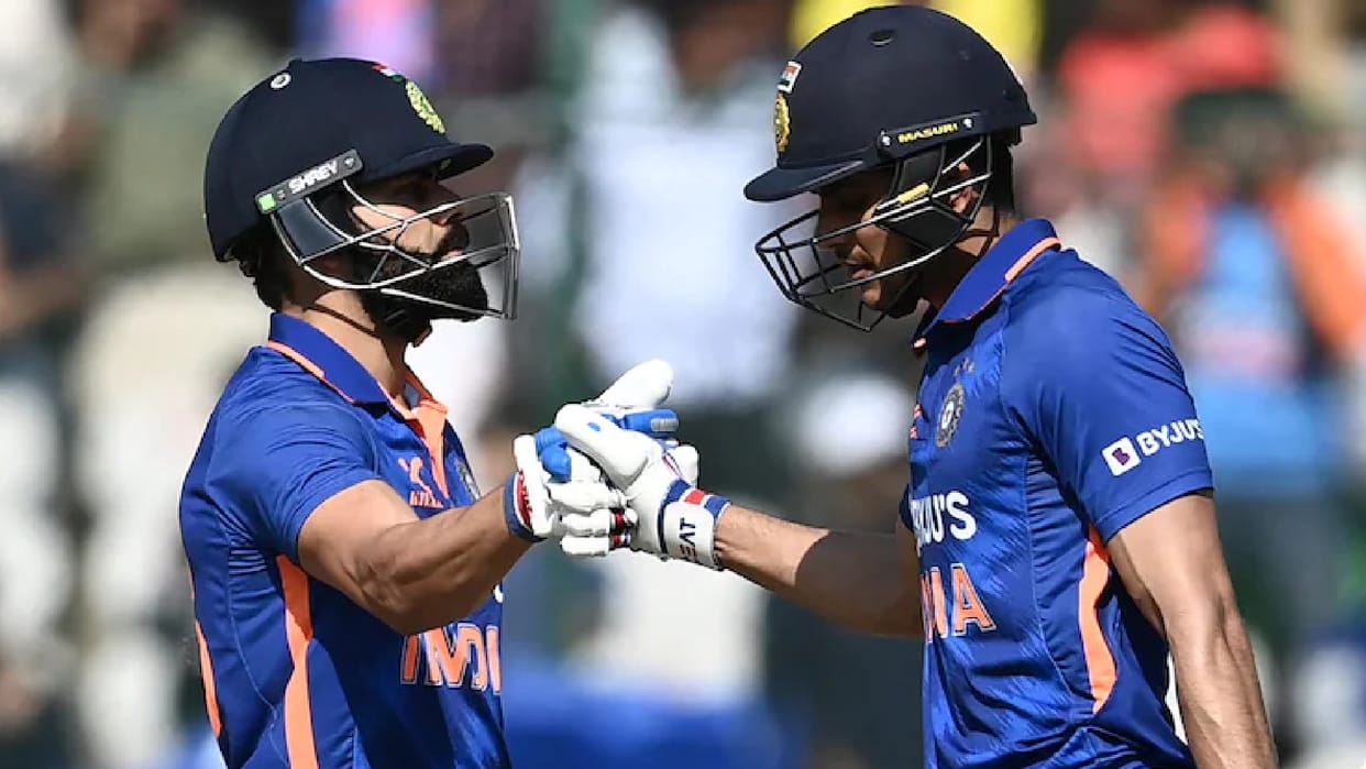 Video IND vs NZ Virat Kohli Rahul Dravid Suryakumar Yadav Hardik Pandya Yuzvendra Chahal praised Shubman Gill