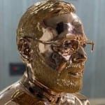 Gold statue of PM Narendra Modi