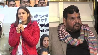 Wrestlers Protest: कुश्ती महासंघ अध्यक्ष के खिलाफ यौन शोषण मामले में महिला पहलवान फिर धरने पर, मांगी रिपोर्ट Wrestlers Protest: Female wrestler again on strike in sexual harassment case against Wrestling Federation Pres