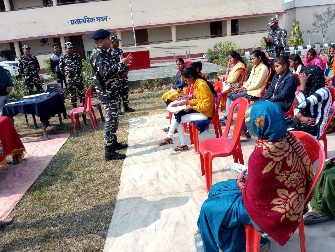 sewing training camp on 27th january