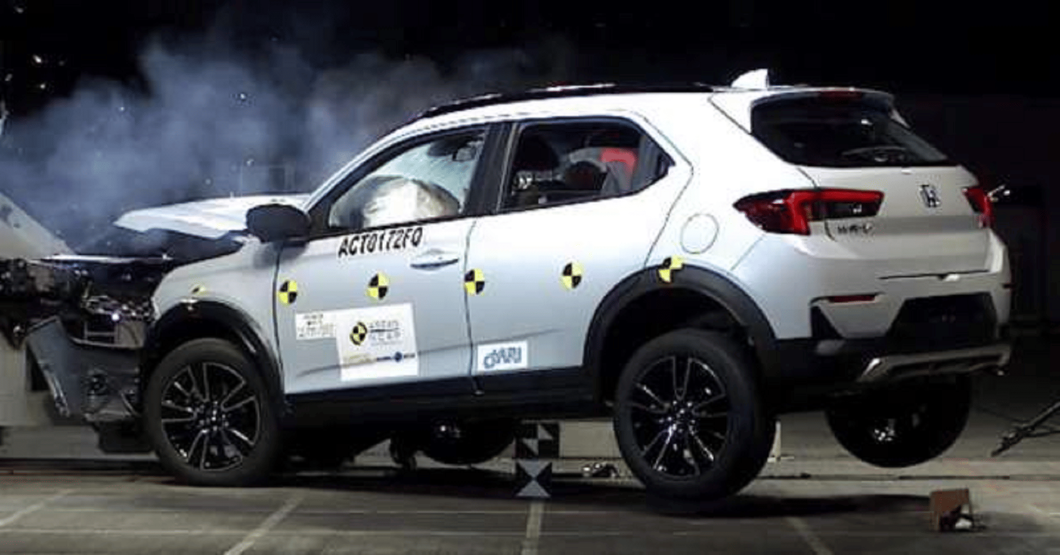 Honda WR-V Saftey Ratings Honda WR-V gets 5 Star Saftey Rating at ASEAN NCAP crash tests