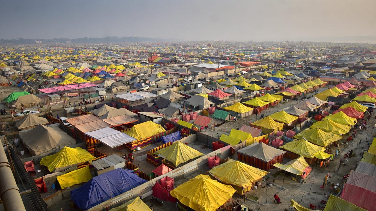 Maha Kumbh will be held in 25 sectors on the sands of Sangam between Arail and Phaphamau, layout ready.