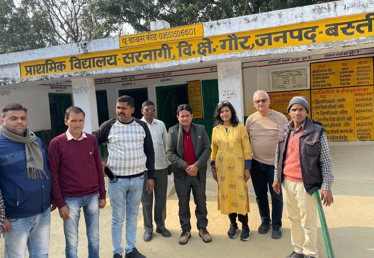 Couple reached Sarnagi village from Toronto in search of ancestors
