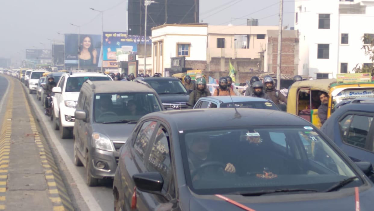 Shardiya Navratri: Vehicles will not ply on this route in Patna till October 24, know the traffic plan.