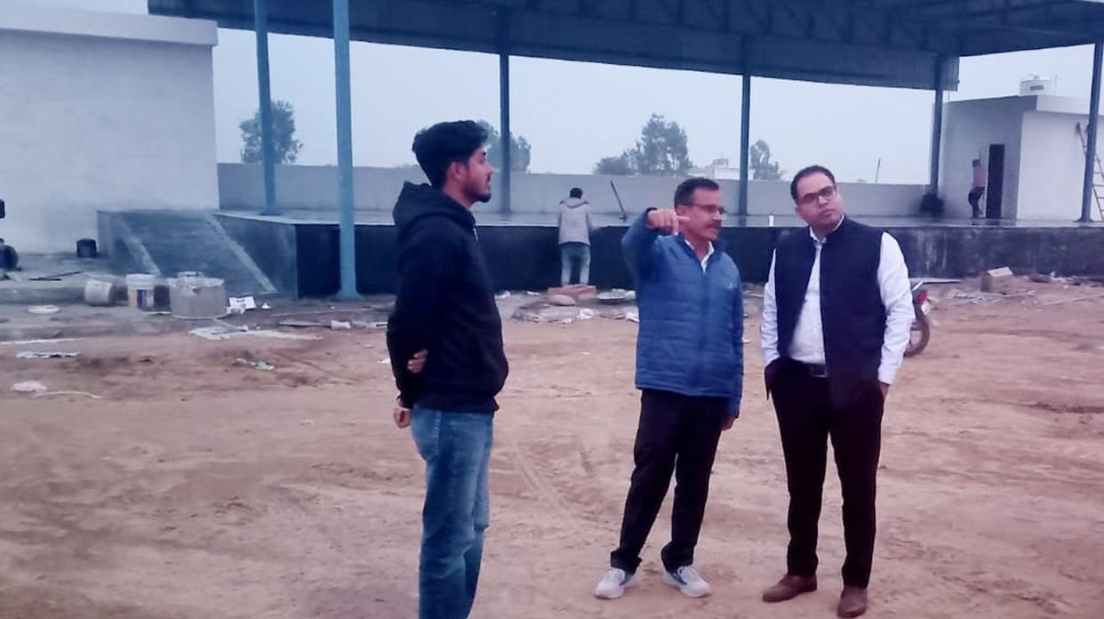 Preparations for CM's visit intensified, ban on flying drones and gliders