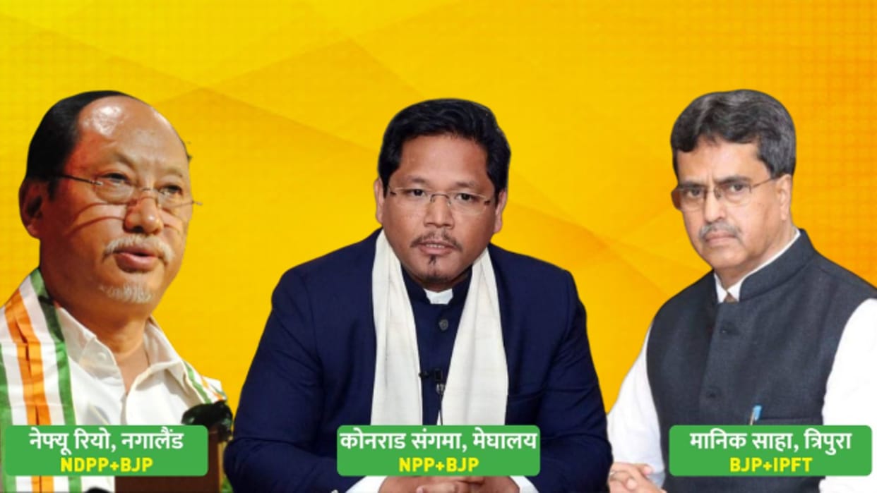 Which issues will dominate the Meghalaya, Tripura and Nagaland elections, preparation of political parties?