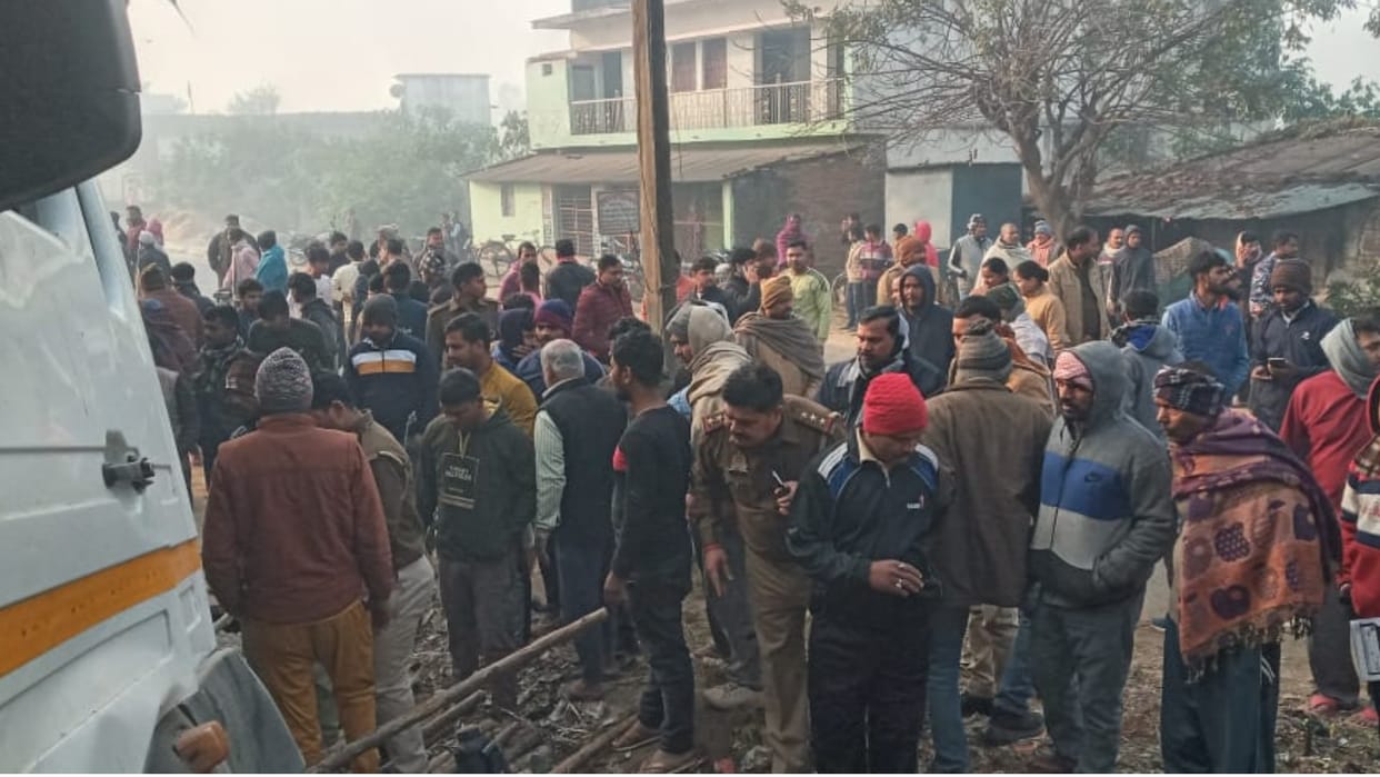 three dead after Trailer collided with shop in Deoria