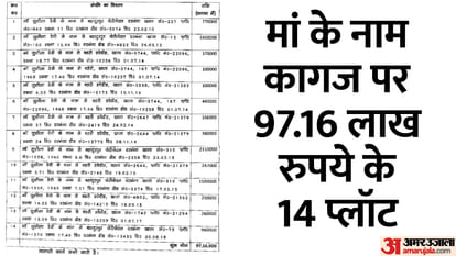 Bihar Vigilance caught LDC bada babu of rural works department with unlimited property mother wife plot deed