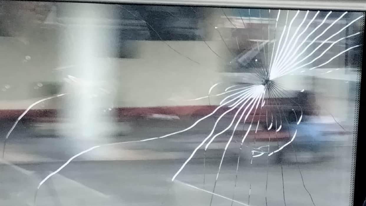 stone pelting breaks window on vande bharat train in bhilai chhattisgarh
