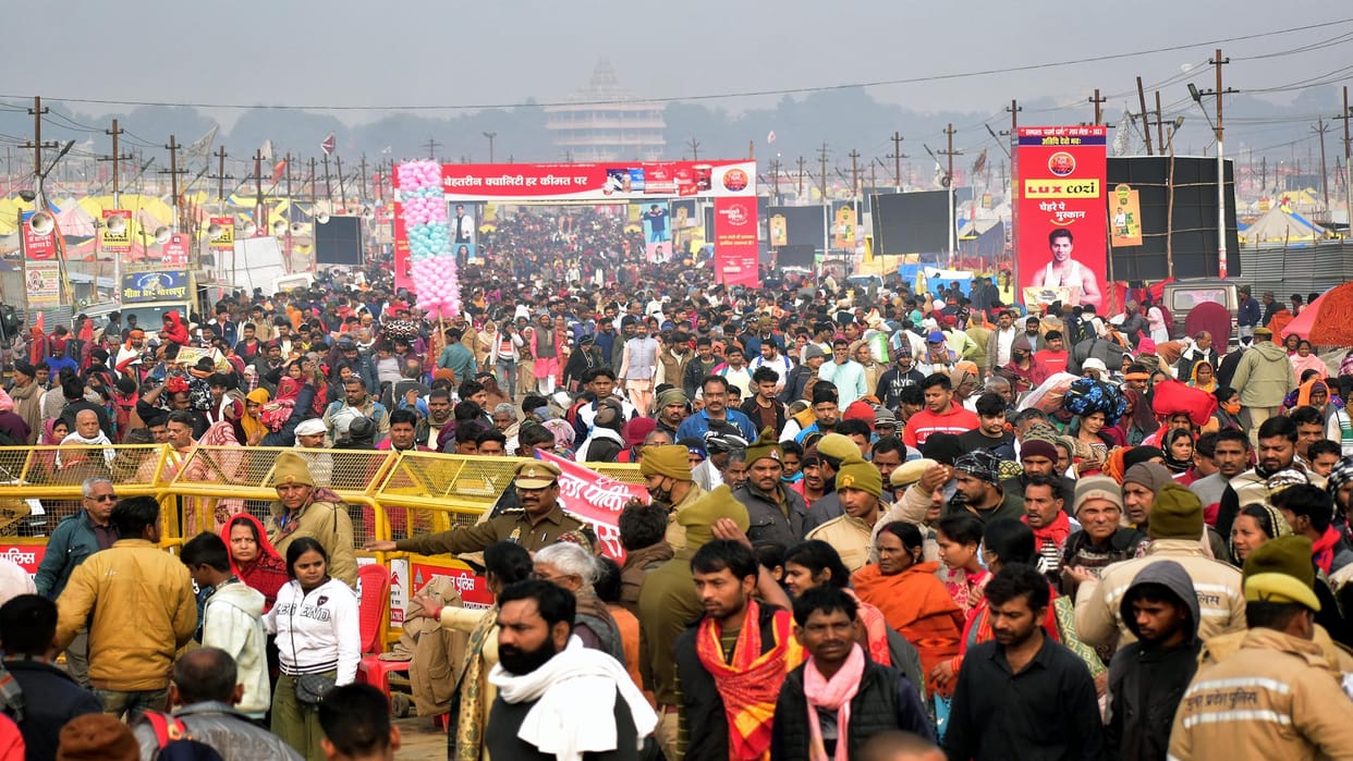 Two crore devotees are expected to take bath on Mauni Amavasya, dip will take place at nine ghats