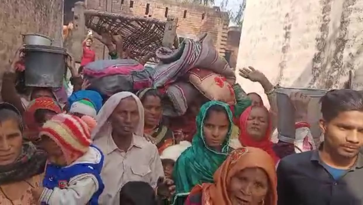 Muzaffarnagar: ASP workers Vehicles vandalized in Chandrashekhar-Madan Bhaiya, Dalit families warned migration