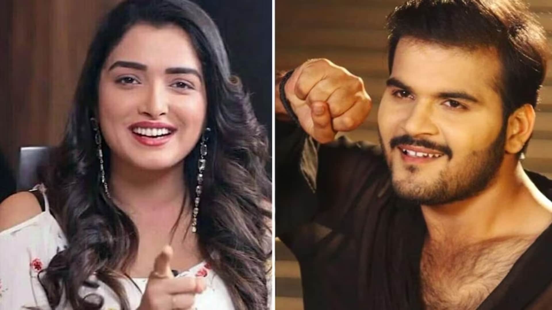 Amrapali Dubey and Arvind Akela Kallu Starrer Bhojpuri Film Shadi Mubarak Trailer Release