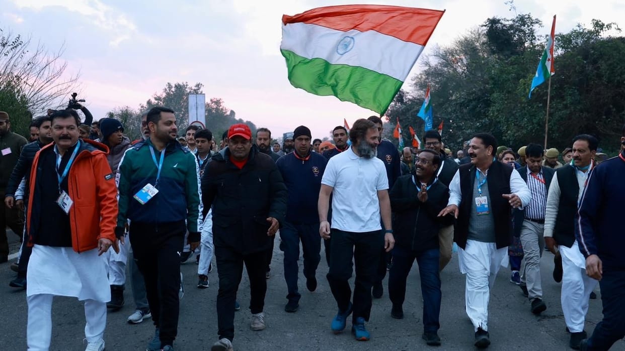 Congress Bharat Jodo Yatra Live Updates: Rahul Gandhi Yatra Resumes From Hiranagar in Jammu Kashmir’s Kathua