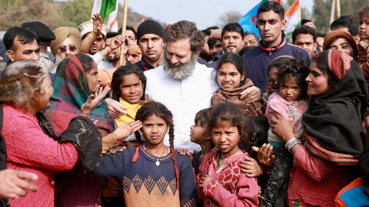 Bharat Jodo Yatra at 128th day reached at samba Rahul walked 21 KM