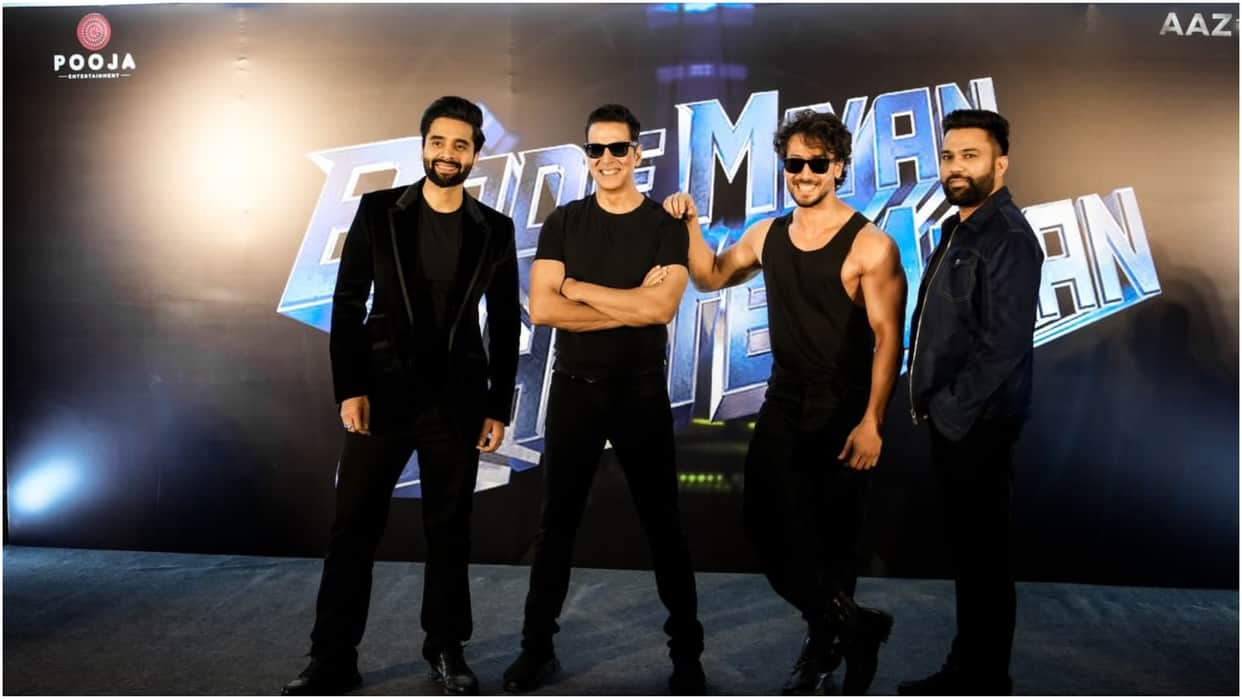 Bade Miyan Chote Miyan shooting start Muhurat of Akshay kumar Tiger shroff film done at Yash Raj Studio