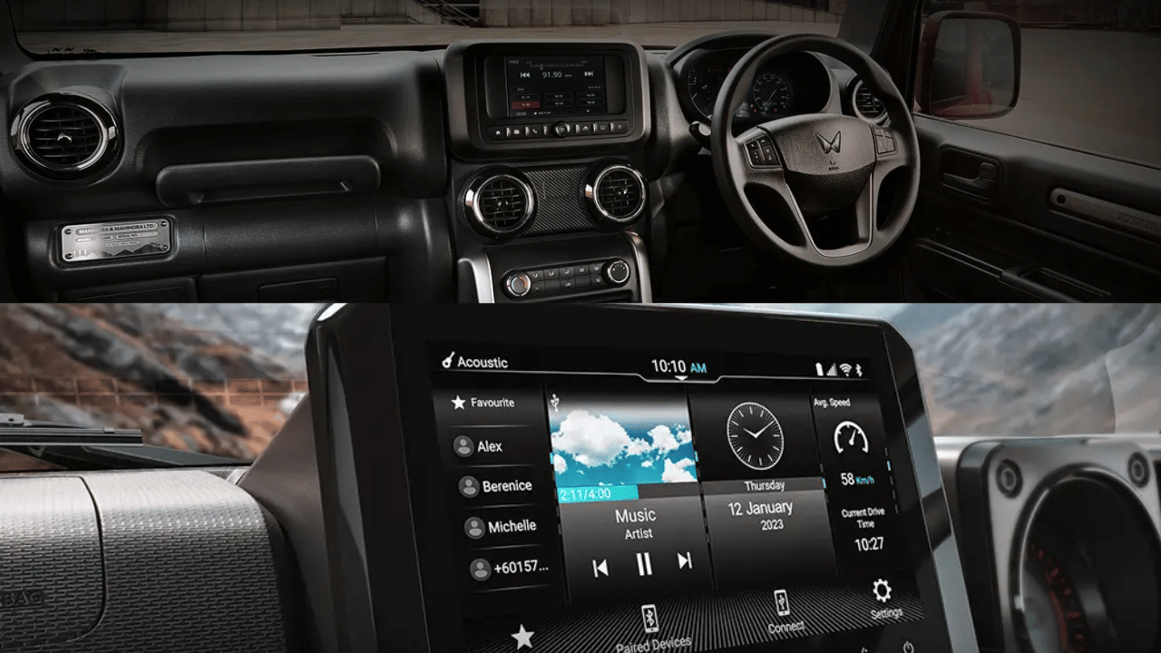 Jimny is better than mahindra thar in these five features, five door more colors airbag infotainment headlamp