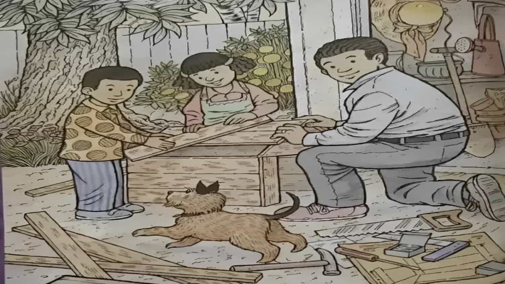 Optical Illusion: can you find a bat, duck, butterfly, carrot and balloon in the picture within 15 seconds