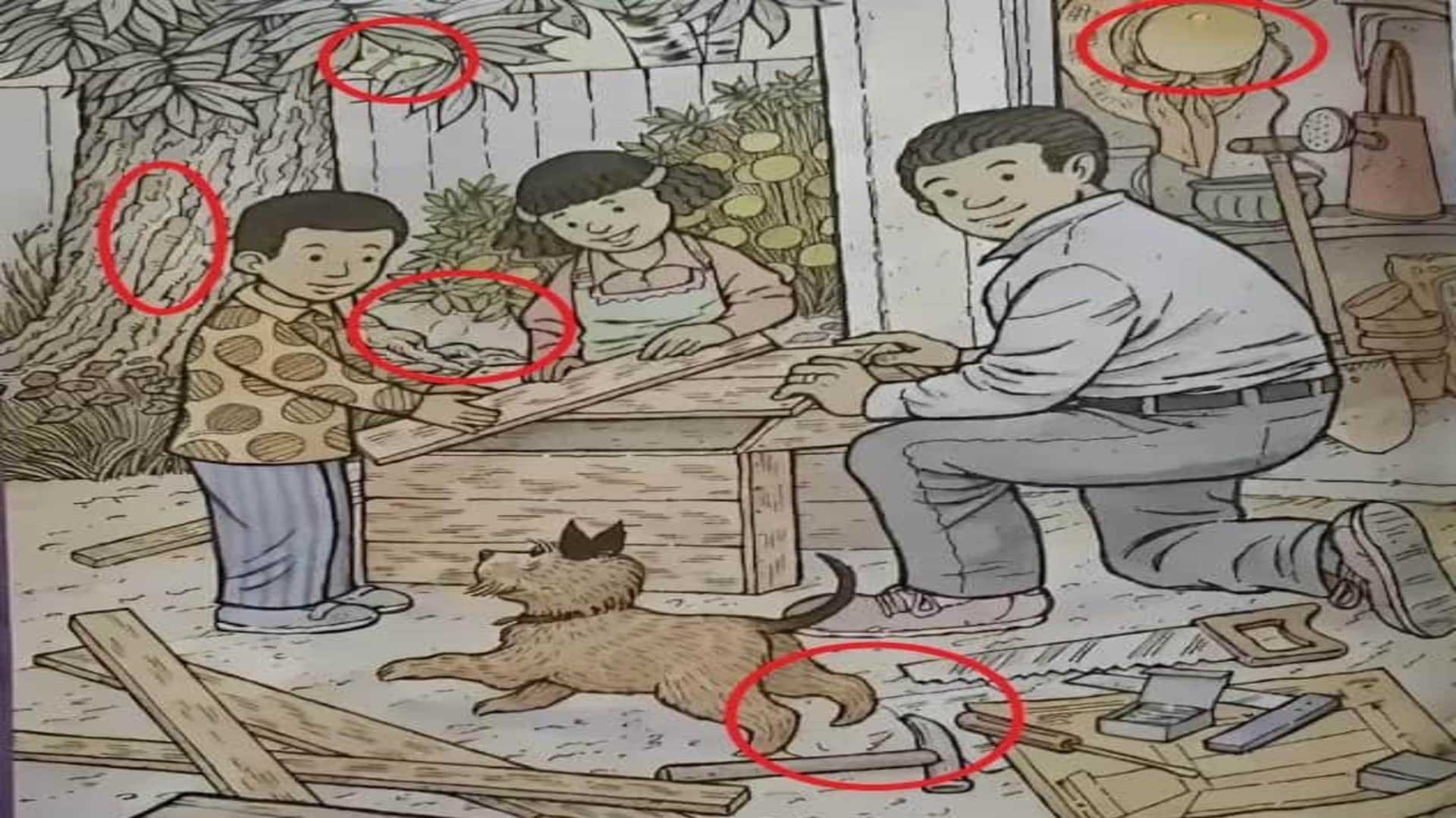 Optical Illusion: can you find a bat, duck, butterfly, carrot and balloon in the picture within 15 seconds