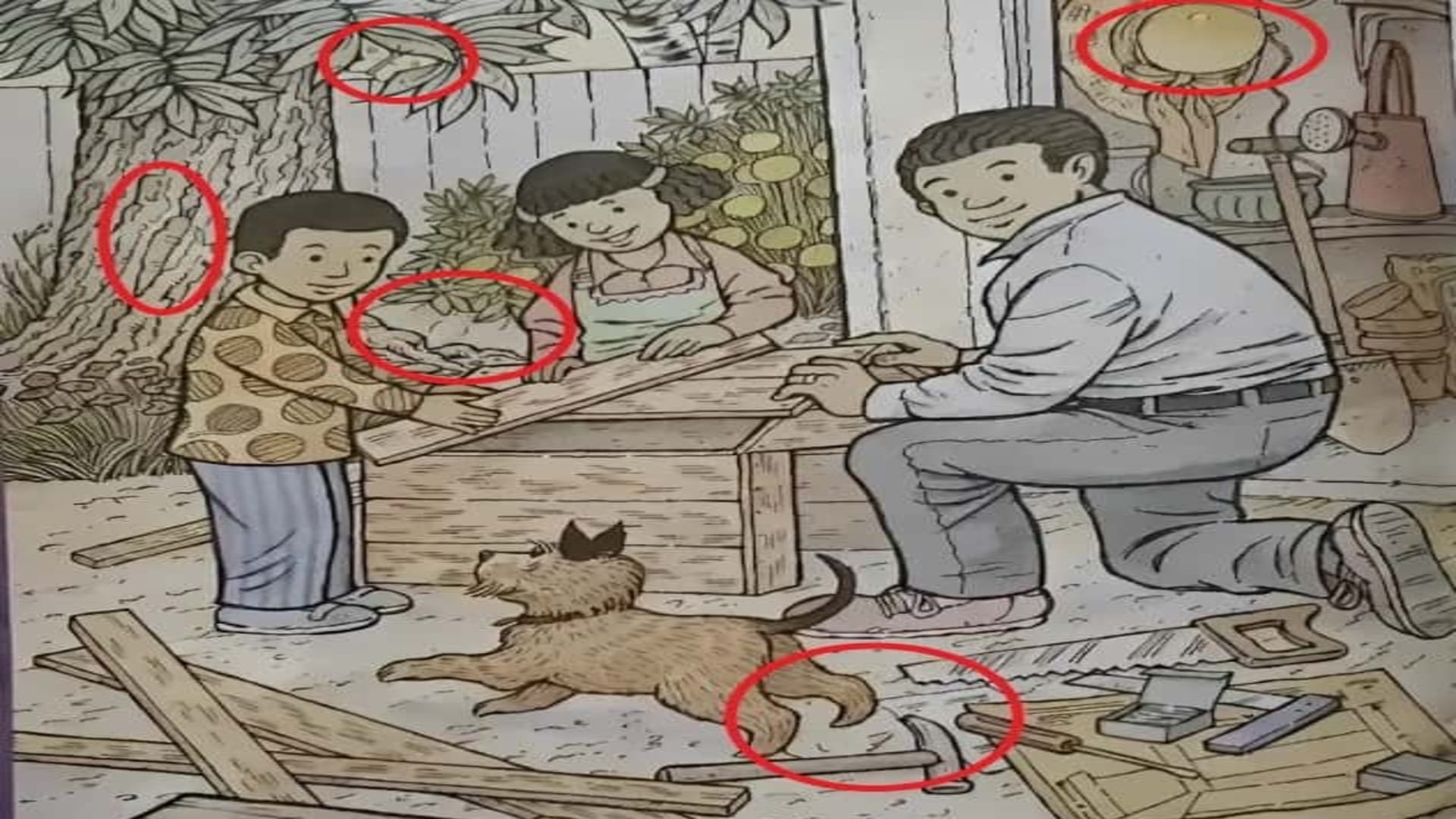 Optical Illusion: can you find a bat, duck, butterfly, carrot and balloon in the picture within 15 seconds