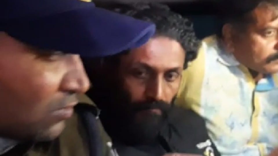 Accused of burying wife and two children at home on police remand for two days