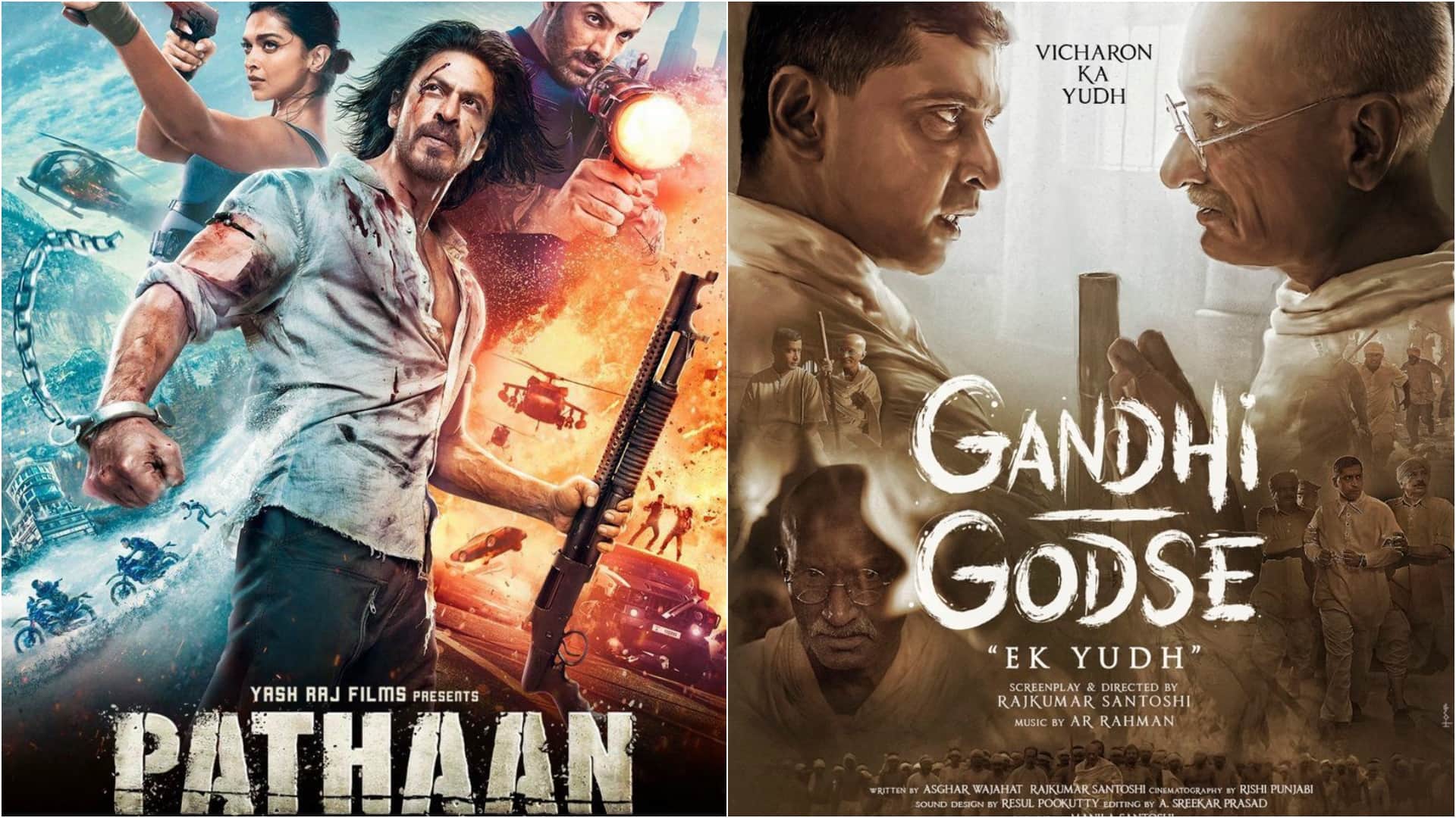 Movie Release This Week Pathaan Gandhi Godse Ek Yudh hindi tamil other languages films will release in january