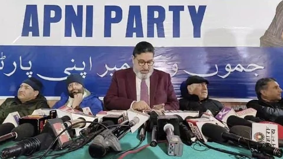 Altaf Bukhari said to not allow one inch of Jammu Kashmir land to given to outsiders